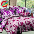 40-150gsm flower printed 3D polyester fabric bed sheet in roll